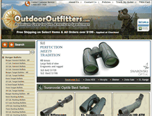 Tablet Screenshot of outdooroutfitters.com